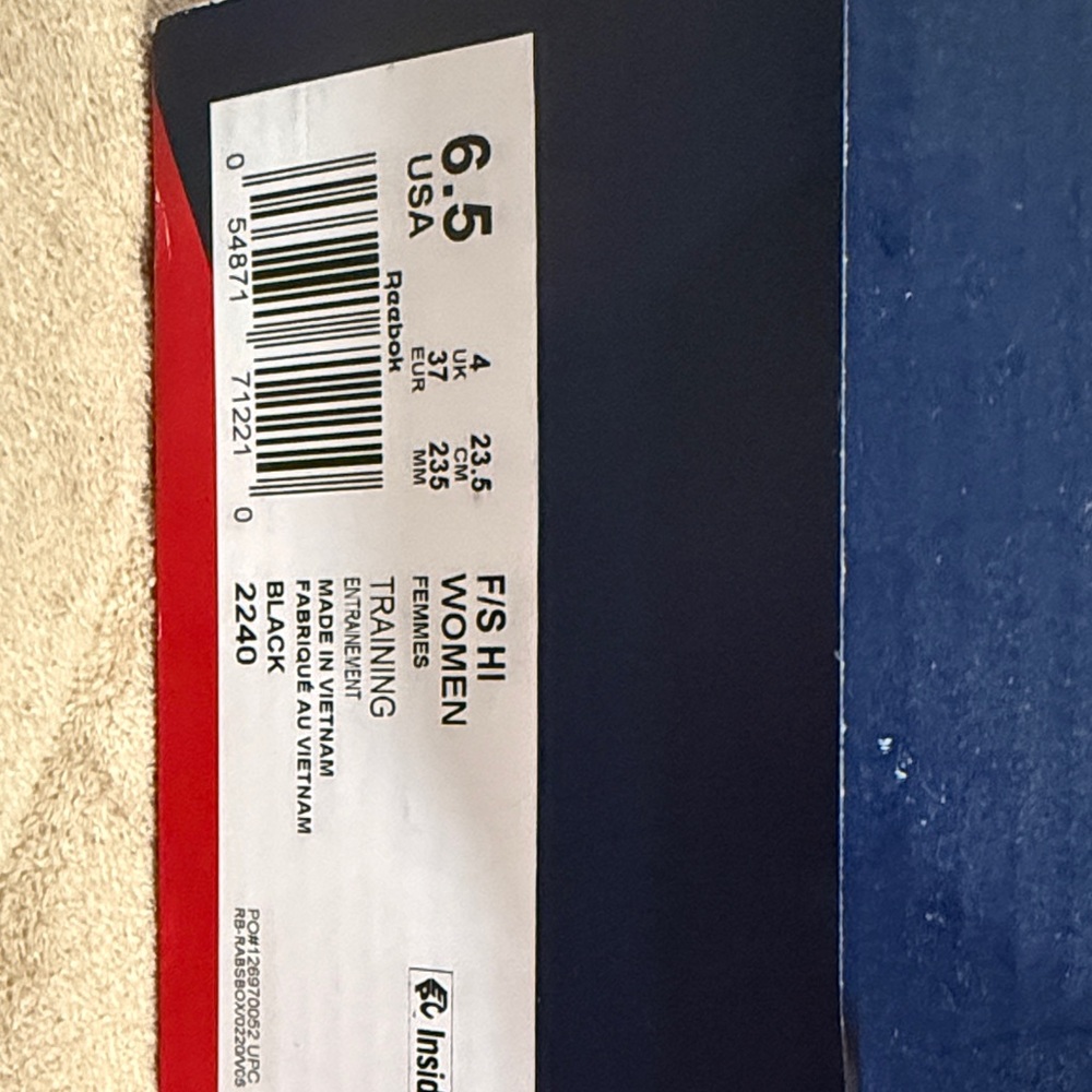 Reebok Classic Black High-Top Sneakers - Picture 5 of 6